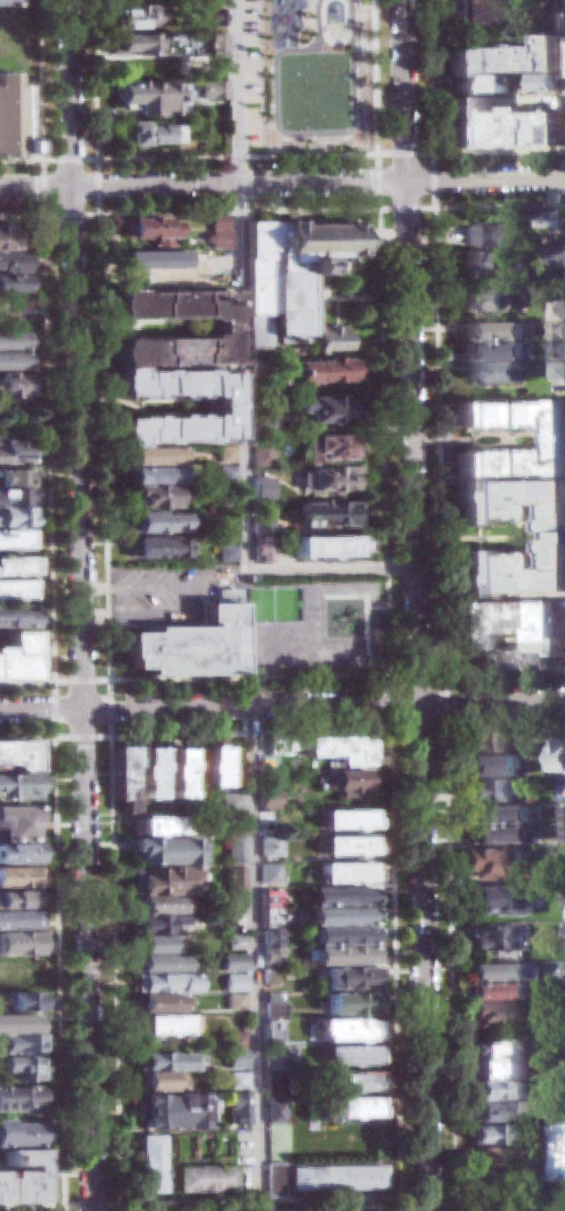 Aerial image: A Mini Sports Arena at German International School Chicago